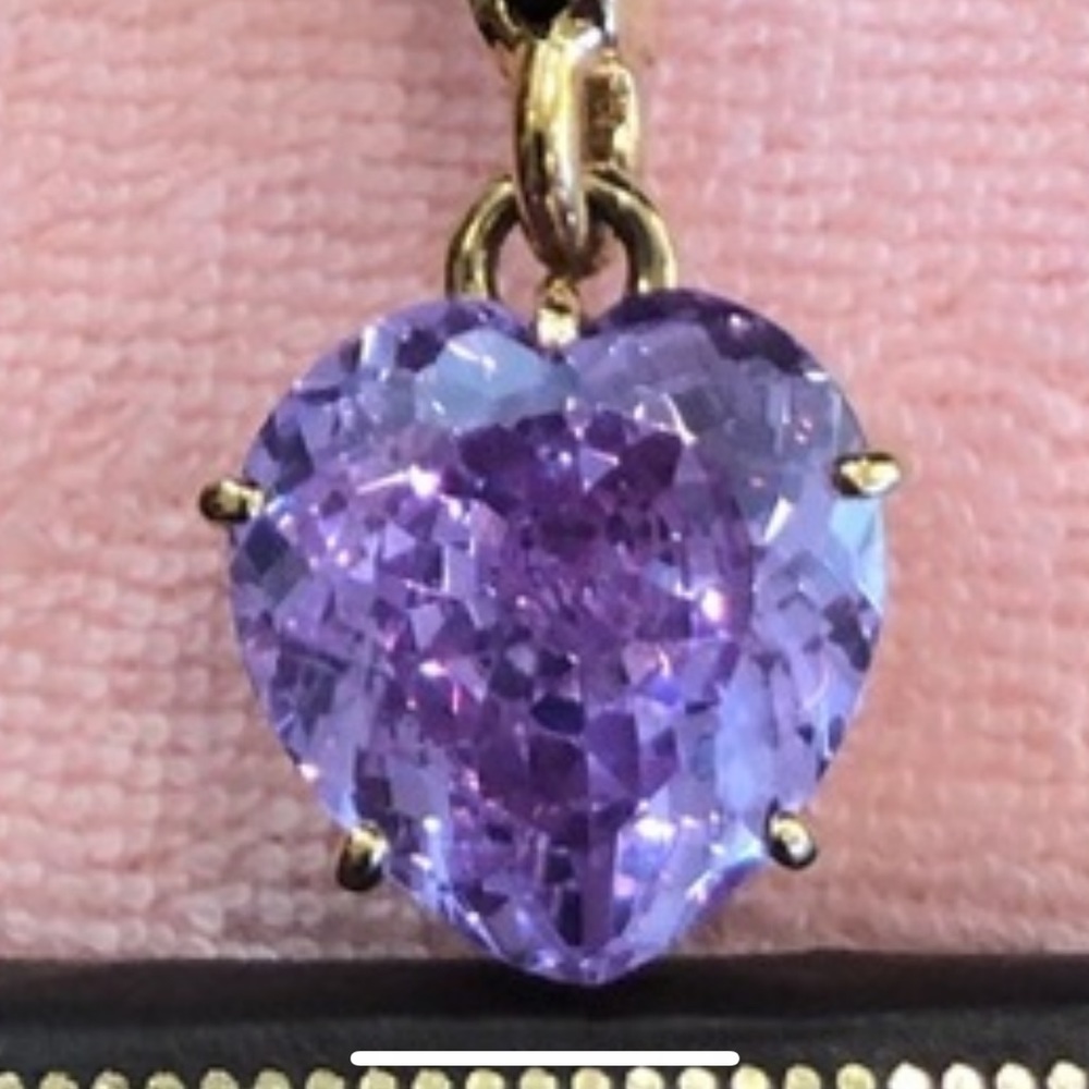 Juicy Couture Purple Heart Charm